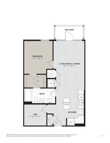 A1 U floor plan
